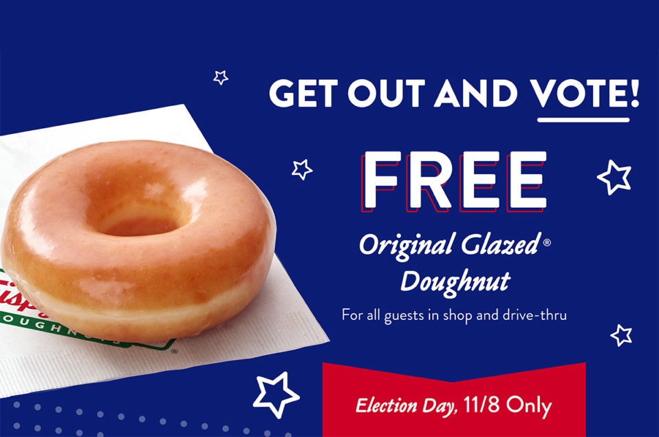 Krispy Kreme encourages the vote with free doughnuts Bake Magazine