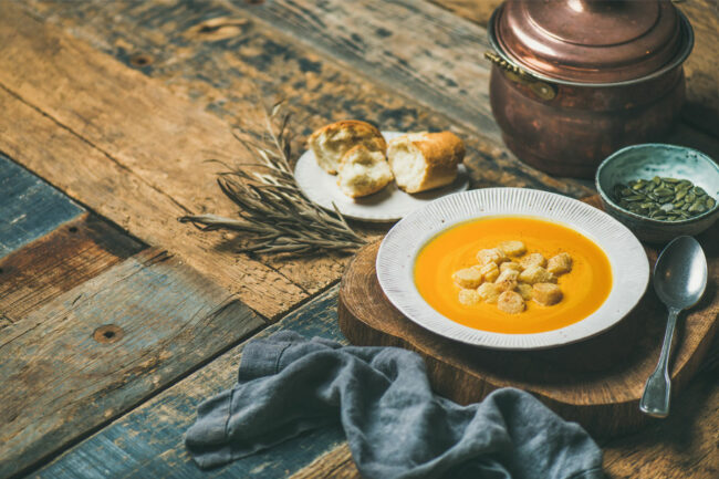 Pumpkin cream soup