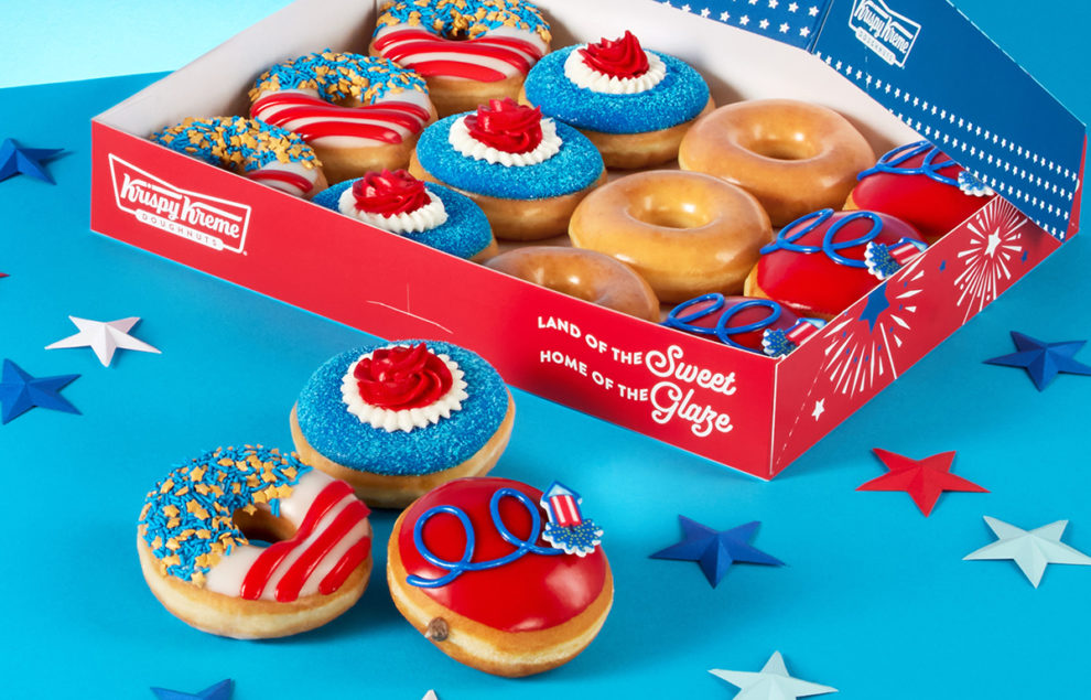 Krispy Kreme celebrates Fourth of July with doughnut collection Bake