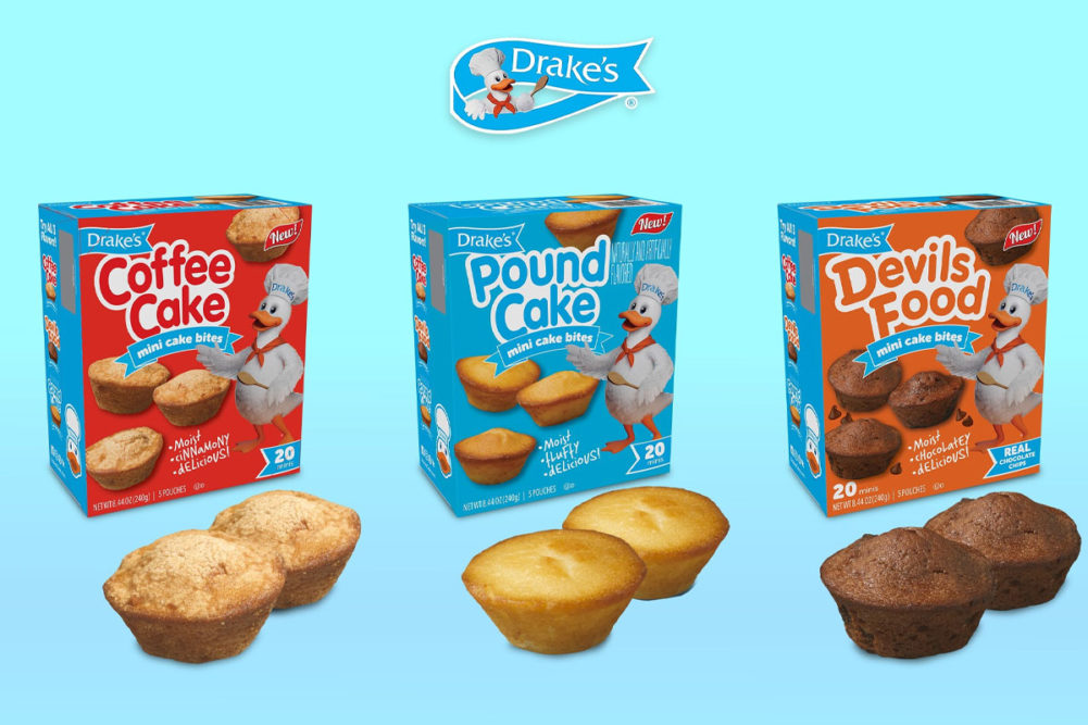 3 boxes of Drake's Mini Cake Bites. 