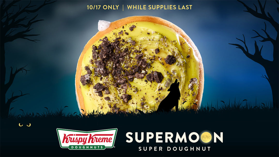 Krispy Kreme celebrates biggest supermoon of 2024 with special doughnut