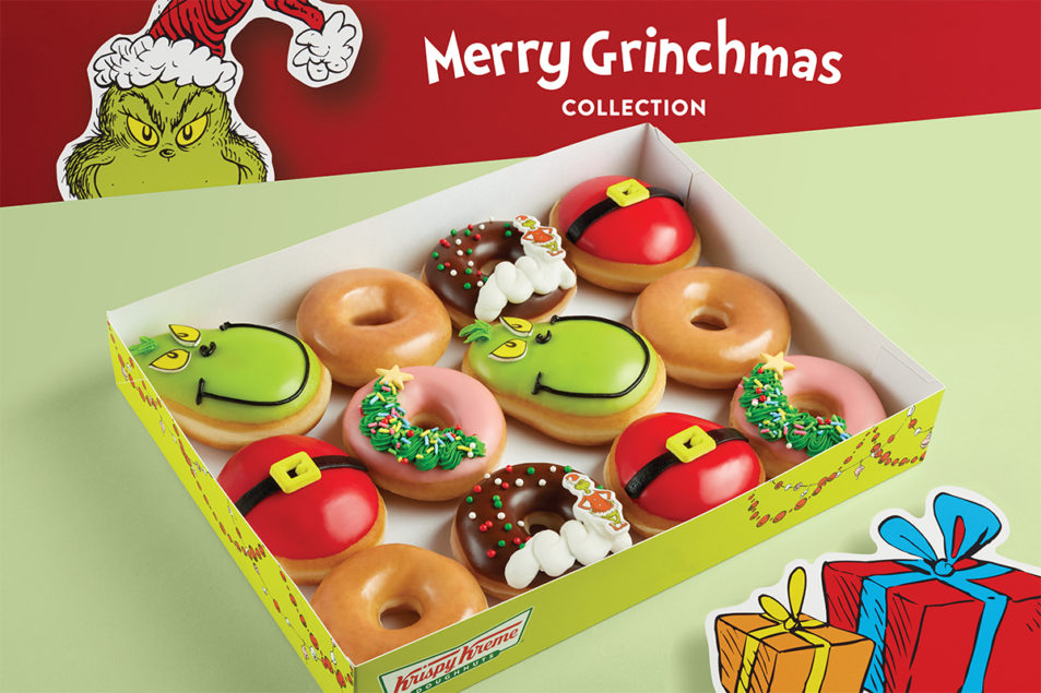 Krispy Kreme gets festive with Merry Grinchmas Doughnut Collection