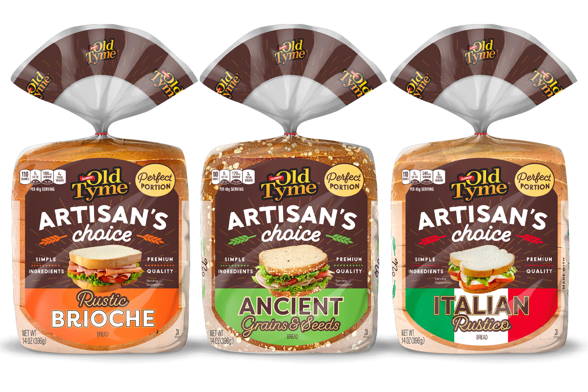 Artisan Choice bread.