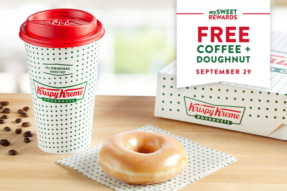 Krispy Kreme celebrates National Coffee Day with special deal for